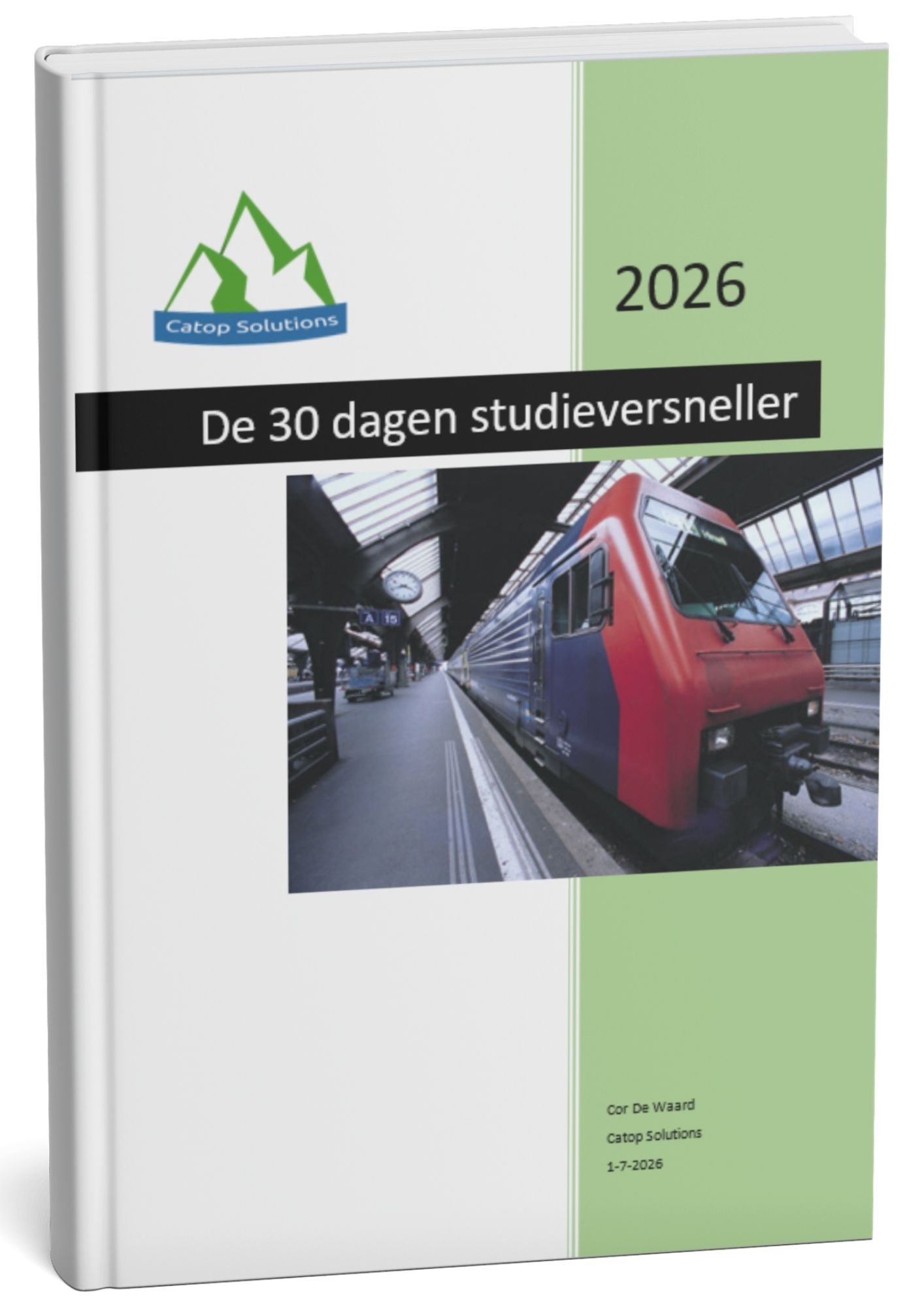 E-book cover van de 30 dagen studieversneller